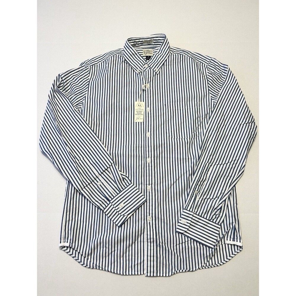J.Crew Plaid SLIM Fit 2-Ply Mens Dress Casual Shirt Button Up Medium M NWT